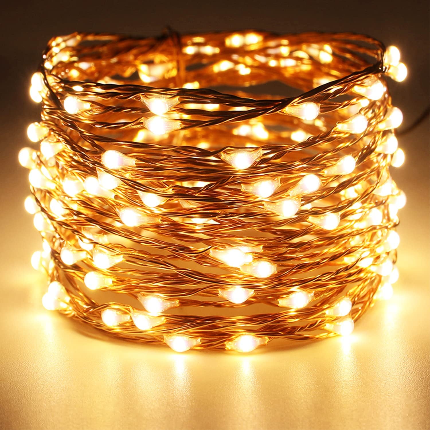 FANHUA-20 Ft 120 LED USB Fairy String Lights with On/Off Switch ...