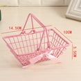 thumbnail image 1 of FANJIE Pink Girl Mini Storage Basket Desktop Finishing Cosmetics Jewelry Storage, 1 of 5