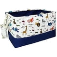thumbnail image 1 of FANKANG Rectangular Laundry Basket Nursery Storage Fabric Storage Bin Storage Hamper,Book Bag,Gift Baskets (Animals) Animals, 1 of 2