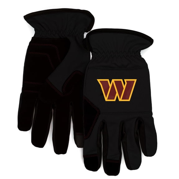 FANMATS 44430 NFL - Washington Commanders -Black Work Glove with Primary Team Logo