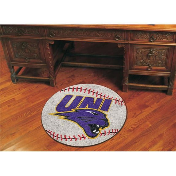 FANMATS 510 Northern Iowa Baseball Rugs 29 in. diameter