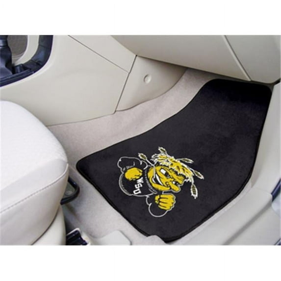 FANMATS 5516 Wichita State 2-piece Carpeted Cat Mats 18 in. x 27 in.