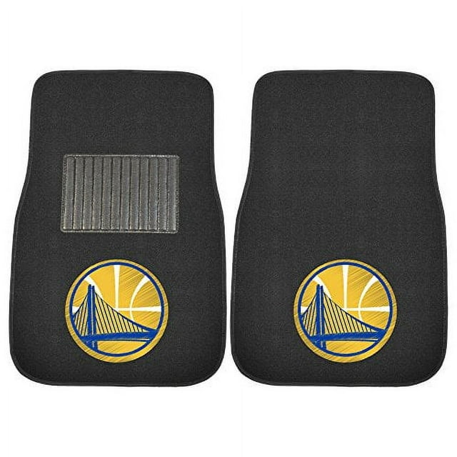 Fanmats NBA - Golden State Warriors 2-Pc Embroidered Car Mat Set - 20321