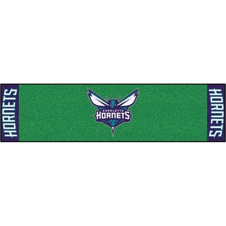 FANMATS NBA Putting Green Mat Charlotte Bobcats 18 Inch x 72 Inch Team Color