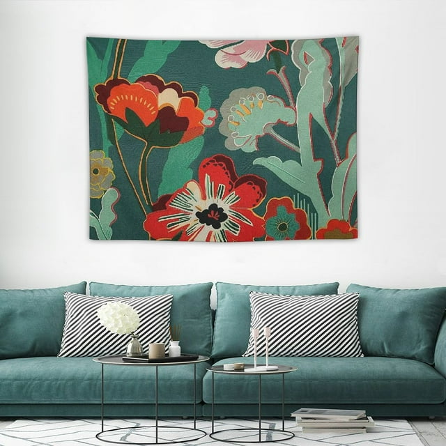 FANNA Colorful Flowers Tapestry 40X30in Soft, Durable, SkinFriendly