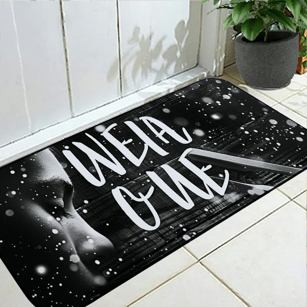 FANNA Quote Inspiration Square Door Mat NonSlip Durable Household