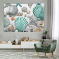 thumbnail image 1 of FANNA Sea Shells Starfish Seaweed Wall Tapestry 60x40in Soft Lightweight Home Decoration Indoor Outdoor Art 60x40in, 1 of 7