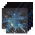 thumbnail image 1 of FANNA Stars Trees Cloth Napkins Set for Hotel Home Banquet Atmosphere Embellishment Polyester Home Decor Gift 2 PCS, 1 of 7