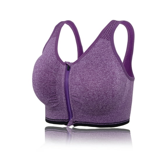 FANNYC 1 Pack Sleep Bras for Women, Comfort Seamless Wireless Stretchy Sports Bra, Yoga Bras, with Removable Pads