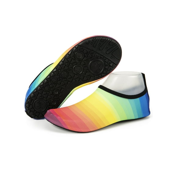 FANNYC Barefoot Water Skin Shoes Summer Mesh Water Sports Shoes Unisex Beach Yoga Diving Aqua Socks Non Slip Surfing Swimming Quick-drying Pool Beach Shoes