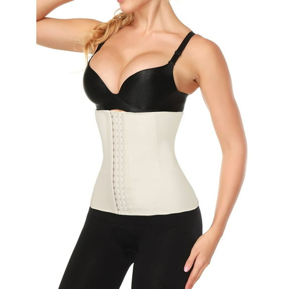 FANNYC Firm Control Waist Trainer For Women Tummy Control Underbust Sports Workout Hourglass Body Shaper,Waist Corsets Cinchers Trimmers Slimming Shapewear