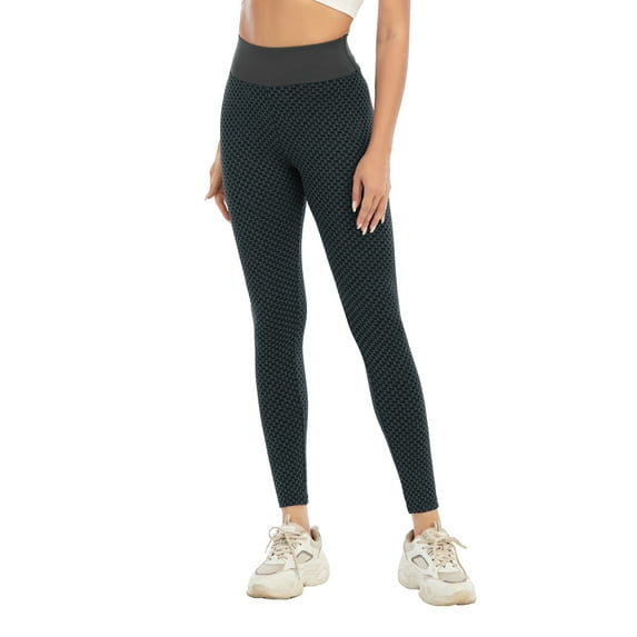 FANNYC High Waist Yoga Tights For Women Tummy Control Workout Running Activewear Elastic Waistband Quick-Drying Athletic Trousers Leggings Sweatpants Long