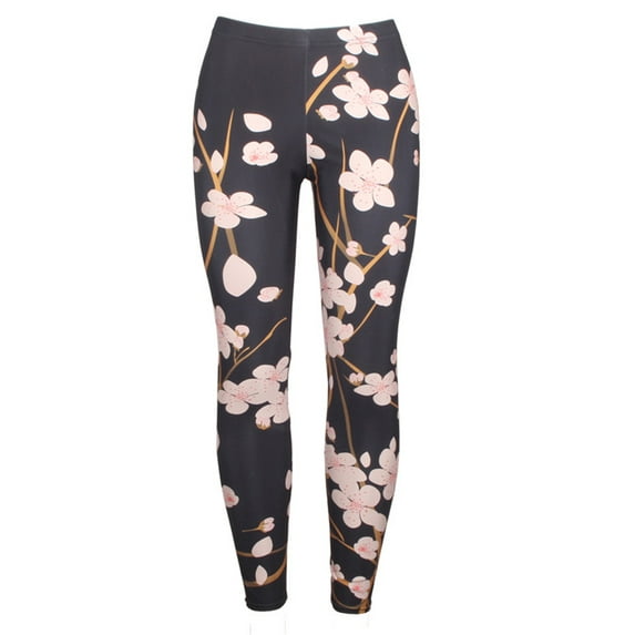 FANNYC Leggings For Women Tummy Control Halloween New Flower Digital Color Printing Sports Pants Butt Lifting Slimer High Waist Activewear Casual External Wear For Workout, Running, Gym, Travel