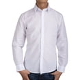 thumbnail image 1 of FANNYC Mens Solid Dress Shirts Button Down Custom-Fit Casual Business Shirt Formal Long Sleeve Professional Shirt White/ Black/ Blue, 1 of 6