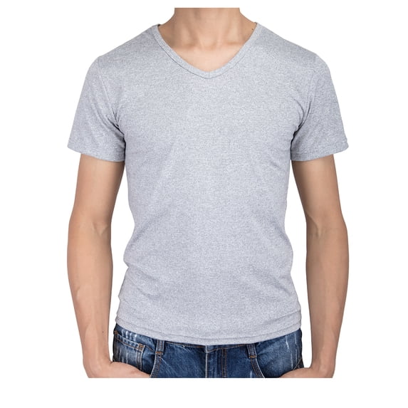 FANNYC Mens Sports Shirts V Neck Short Sleeve Activewear Lightweight Loungewear Tee Shirts