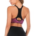 thumbnail image 1 of FANNYC Racerback Sport Bras Padded Strappy Cropped Bras for Yoga Workout Fitness Activewear Sexy Padded Yoga Bra Tops, 1 of 5