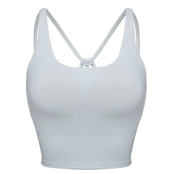 FANNYC Seamless Sports Bra Wirefree Yoga Bra with Removable Pads Yoga Gym Activity Everyday Wear for Women Running Athletic Gym Workout Fitness Tank Tops