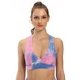 thumbnail image 1 of FANNYC Sports Bra For Women Criss-Cross Back Padded Strappy Sports Bras Medium Support Yoga Bra Workout Tank Crop Tops Wireless Gather Running Active Gym Fitness Bras, 1 of 6