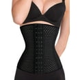 thumbnail image 1 of FANNYC Waist Trainer For Women Corset Cincher Body Shaper Tummy Control Girdle Trimmer Hourglass Underbust Shapewear With Steel Bones Up To Size 6XL ,Black/Apricot, 1 of 6