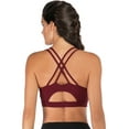 thumbnail image 1 of FANNYC Women Criss Cross Back Sports Bra Fitness Yoga Strappy Longline Crop Tank Top Beauty Back Yoga Running Active Gym Workout Fitness Bras, 1 of 7