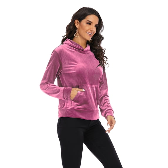 FANNYC Women Hoodie Sweatshirt Pullover Tracksuit Fitness Sport Suit Casual Activewear Running Tracksuit Coat Long Sleeve Sports Jacket Top,S-2XL