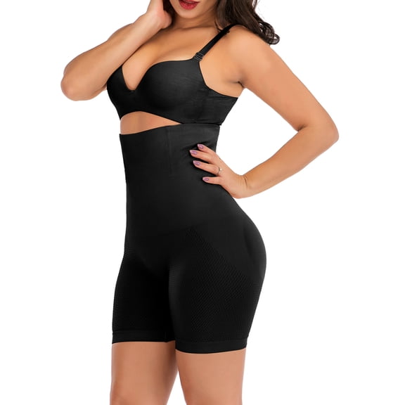 FANNYC Women's High-Waist Body Shaping Shorts Panties Tummy Control Postpartum Shapewear Waist Trainer Seamless Butt Lifter Thigh Slimmer Boyshorts Body Shaper Panty Underwear