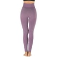 thumbnail image 1 of FANNYC Women's High-Waist Leggings Control Abdominal Butt-Lifting Yoga Pants Elastic Waistband Workout Trousers Quick-Drying Sexy Jogging Gym Sportswear, Black/Pink/Green/Gray/Purple, 1 of 6