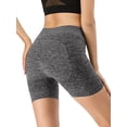 thumbnail image 1 of FANNYC Women's High Waist Workout Yoga Shorts Tummy Control Sports Running Fitness Shorts Pants Athletic Pants,Light Grey/Dark Gray/Red Wine/Olive Green, 1 of 7