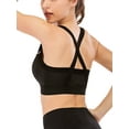 thumbnail image 1 of FANNYC Women's Longline Strappy Sports Bra Padded Medium Support Yoga Bra Sexy Everyday Bra Criss Cross Back Running Active Gym Workout Fitness Bras With Removable Cups, 1 of 8