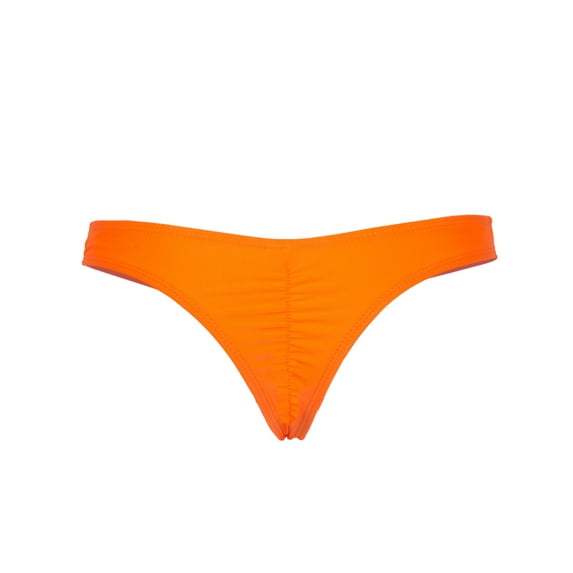 FANNYC Women's Ruched Bikini Bottom Thong Swimsuit Sexy Swimming Trunks Classic Beach Bikini Bottom Comfortable Panties Underwear-9 Styles (Leopard Tie Dye)