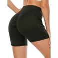 thumbnail image 1 of FANNYC Women's Ruched Butt Lifting Shorts High Waist Yoga Pilates Pants Running Sports Gym Fitness Tight Shorts Hot Pants With Out Pockets,XS-3XL, 1 of 8