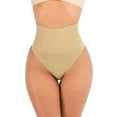 thumbnail image 1 of FANNYC Women's Shapewear Control Panties High-Waist Seamless Body Shaper Briefs Thong Slimming Waist Training Girdle Underwear Butt Lifter Body Shaper Up To Size S-3XL ,Black /Beige, 1 of 7