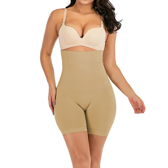 FANNYC Women's Ultra Firm Control Shapewear Waist Cinchers Trainer Hi- Waist Butt Lifter Boyshorts Panties Thigh Slimmer Body Shaper Workout Compression Shorts Underwear