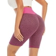 thumbnail image 1 of FANNYC Women's Yoga Shorts High Waist Abdomen Control Hip-Up Sports Shorts Workout Half Pants Elastic Waistband Activewear Sexy Biker Shorts For Running Jogging Jogging, 1 of 7