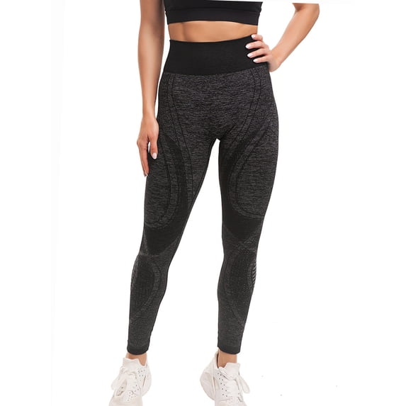 FANNYC Womens High-Waist Yoga Trousers Casual Sportswear Fitness Full-Length Leggings Training Sexy Control Belly Hip-Lifting Biker Pants, ,S-XL,Black/Gray/Red Wine/Camel