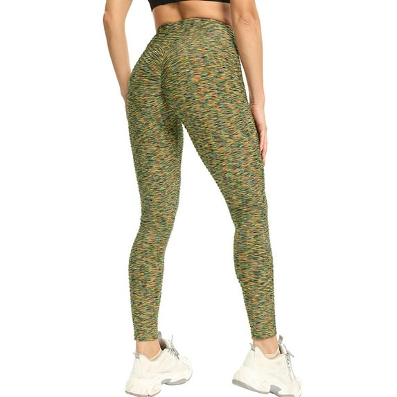 FANNYC Yoga Pants For Women's High Waist Sports Leggings Tummy Control Pilates External Wear Gym Exercise Activewear Elastic Belt Tight Loungewear Sweatpants,S-2XL
