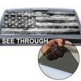 thumbnail image 1 of FANOTEK American Flag Vinyl Automotive Decal, See Through, 65" x 17", 1 of 9