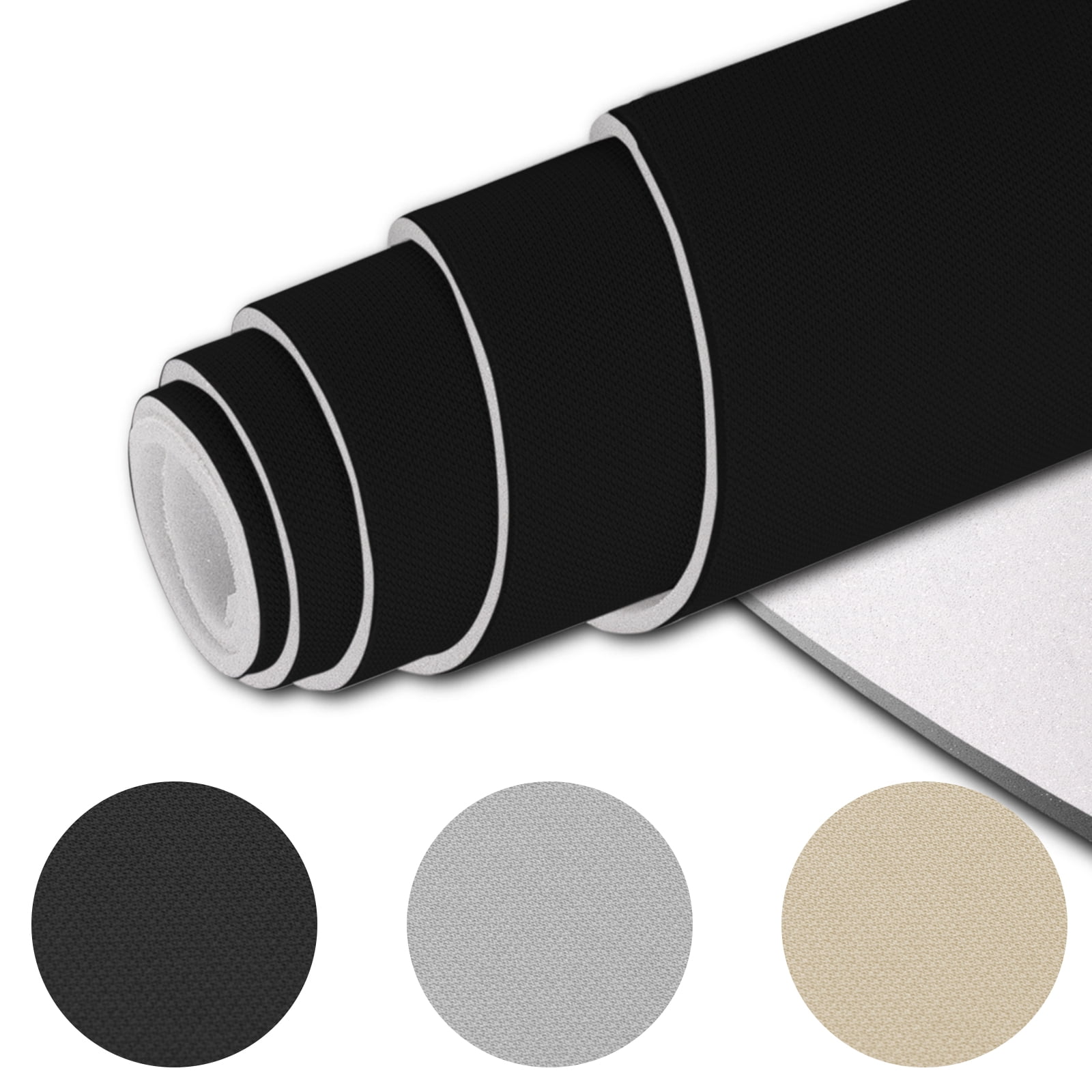 FANOTEK Auto Headliner Replacement Fabric 80*60in Polyester Foam ...