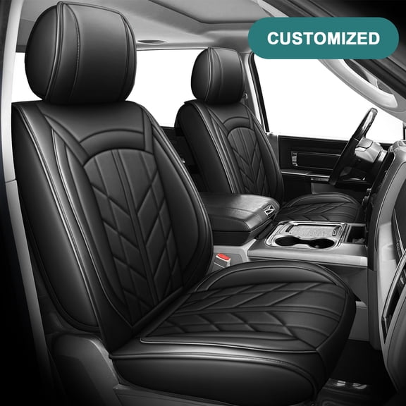 FANOTEK Custom For Nissan Frontier 2013-2021 Seat Covers Front Rear Seat Cushion 5 Seats Auto Interior Protector Full Set,Black