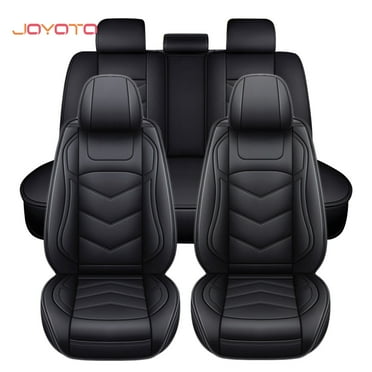FANOTEK Elantra Black, Pu Leather, Waterproof, Front Rear Seat Covers, 5 Pieces