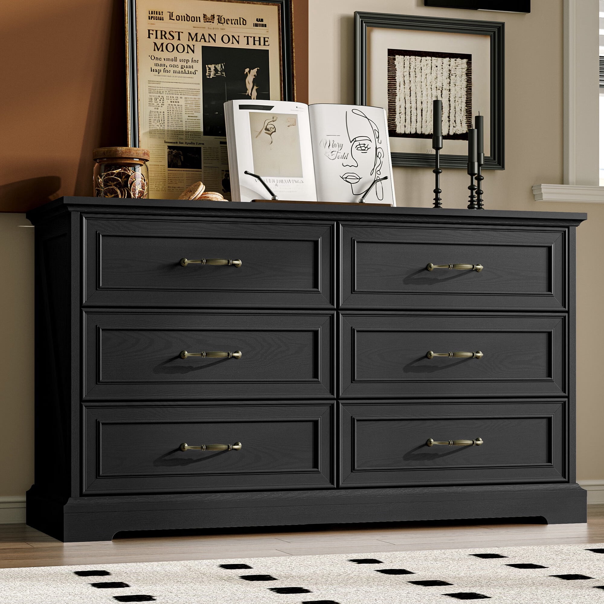 FANRAL-Farmhouse-6-Drawers-