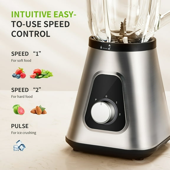 [FANRUINA Blender] FANRUINA 1200W 52 Oz & 22 Oz Blender Combo | 3 Adjustable Speed Smoothie Juicer And Mike Shake, Frozen Fruit Drinks, Smoothies, Sauces, Gifts For Friends And Family, Large Capacity