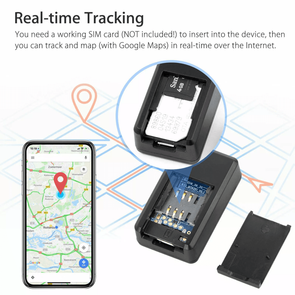 FANRUINA Magnetic GF07 Mini GPS Tracker For Vehicles Real Time Location ...