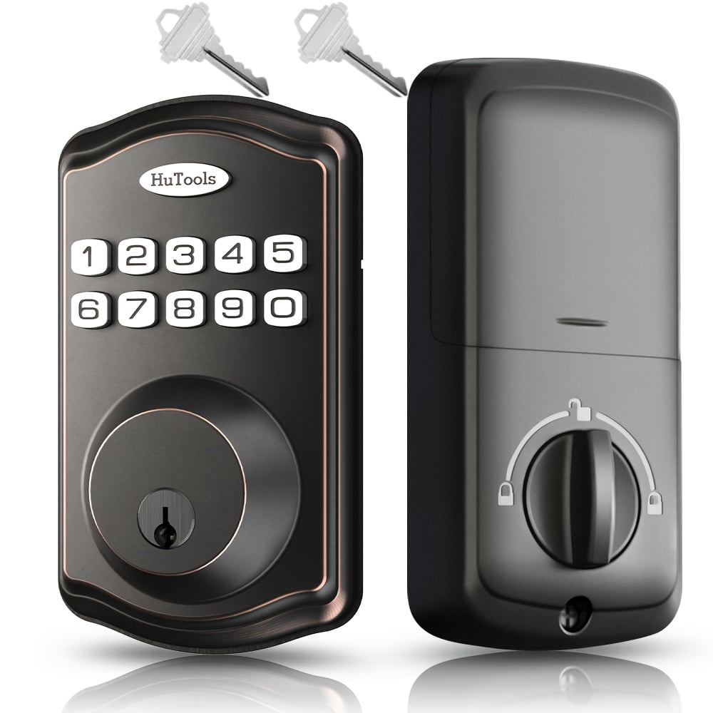 FANRUINA Smart Lock Keypad Deadbolt Door Lock - Keyless Entry with Anti ...