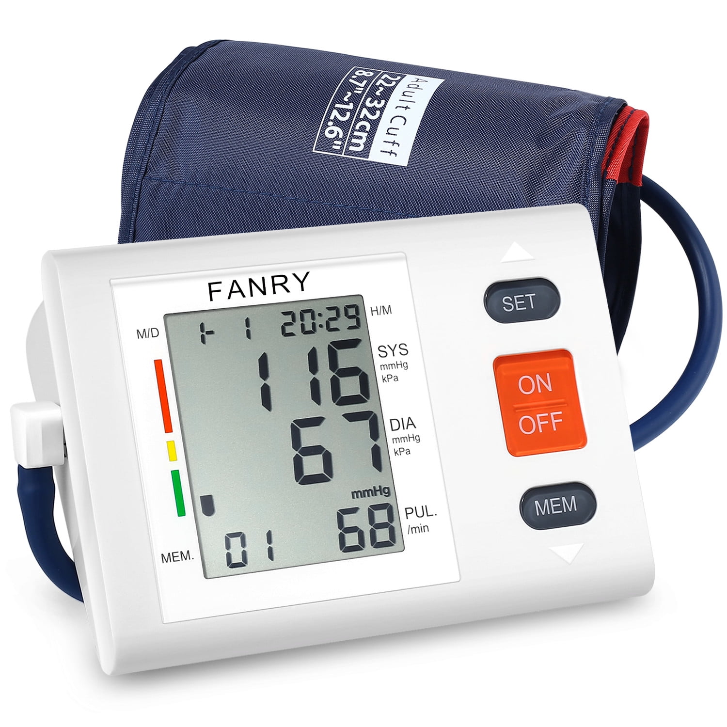 Dario Blood Pressure Monitor Upper Arm Includes Blood Pressure Cuff  Carrying