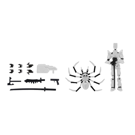 FANSHAYTTT Parts Joint Movable Mini Doll Doll Assembly Ornamental Toy Action Man Old 97s Twelfth Crash Test Dummies Action Figures Girl Action Figures 6 Skeleton Action Figure Ventriloquist Dummies
