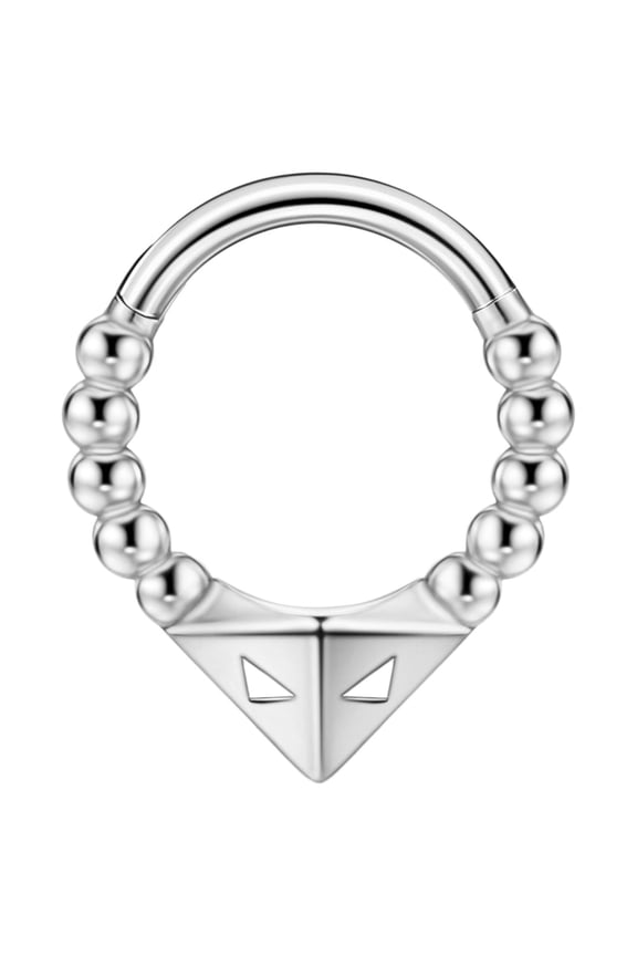 Halloween Septum Jewelry 16g Alien Septum Ring Surgical Steel Piercing Rings 16 Gauge 8mm Daith Hoop Earring