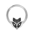 thumbnail image 1 of FANSING Halloween Septum Jewelry 16g Fox Septum Ring Surgical Steel Piercing Rings 16 Gauge 10mm Daith Hoop Earring, 1 of 4