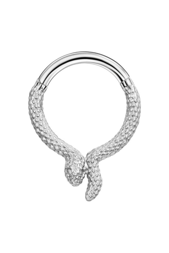 Snake Surgical Steel Septum Rings 16 Gauge Septum Jewelry 8mm Septum Hoop 16g Septum Rings
