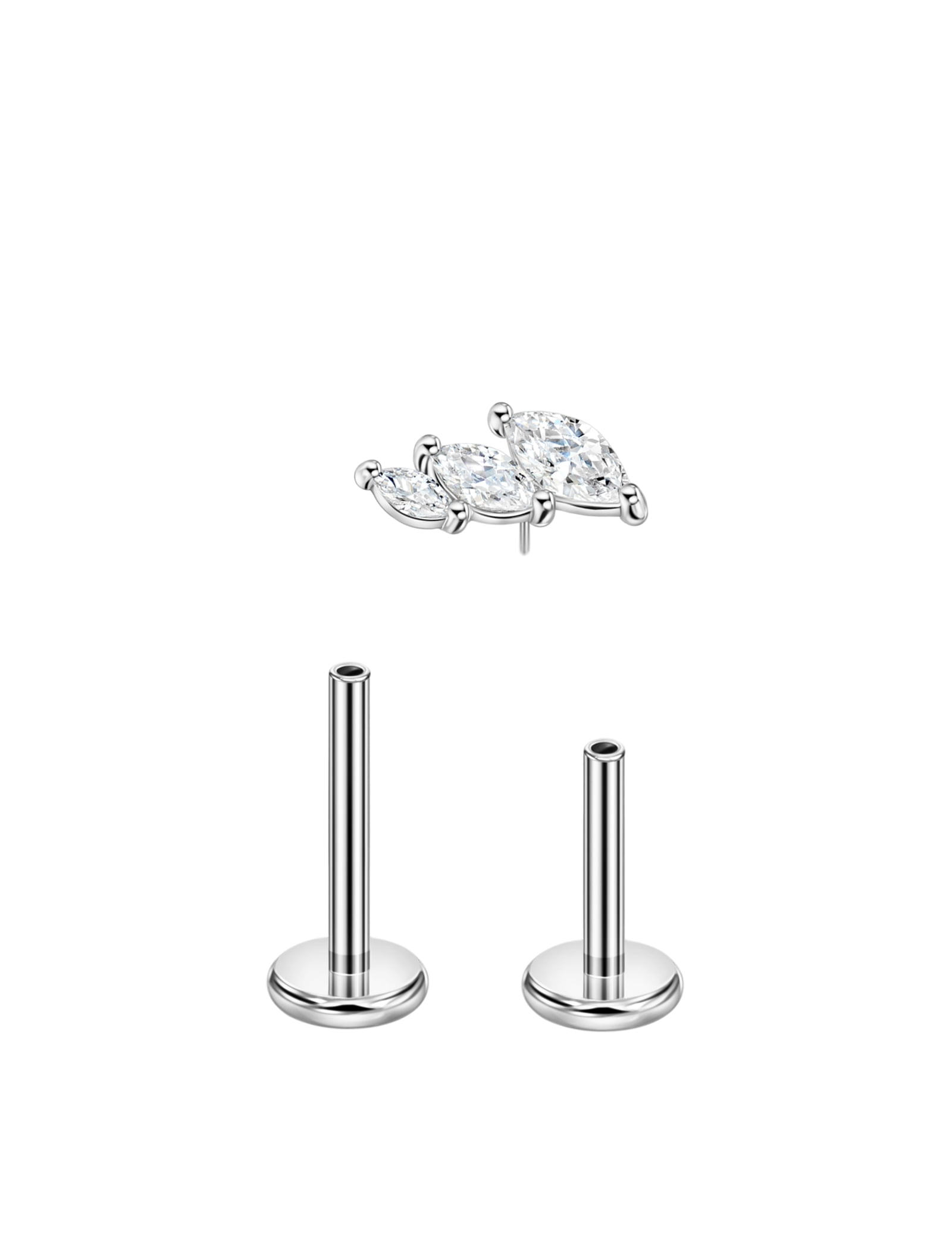 FANSING Threadless Earrings for Women 18 Gauge Cartilage